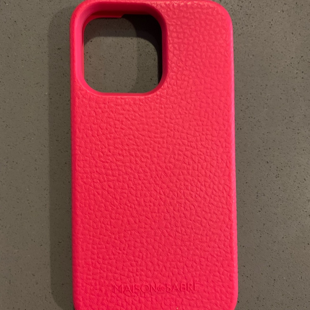 Like new Maison de Sabre Pink Phone Case iPhone 13 Pro